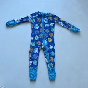 Little Sleepies 0-3 month Zip romper jammies
